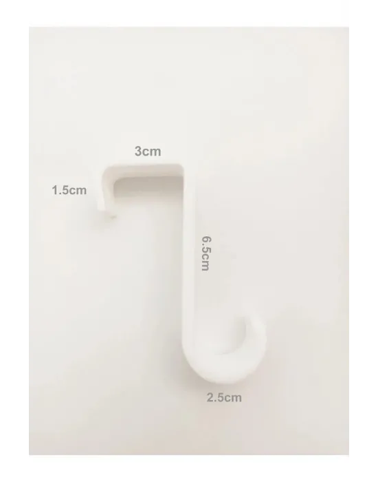 ieg™ 7 Adet Çekmece Dolap Kapağı Mutfak Banyo Askısı Plastik Çok Amaçlı Askı Seti