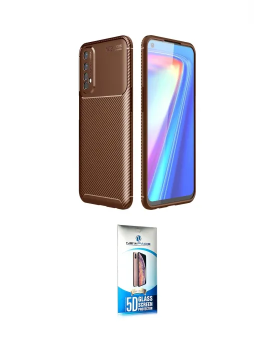 ieg™ 7 Kılıf Eksen Form Prime - Siyah 5D Eko Cam Ekran Koruyucu