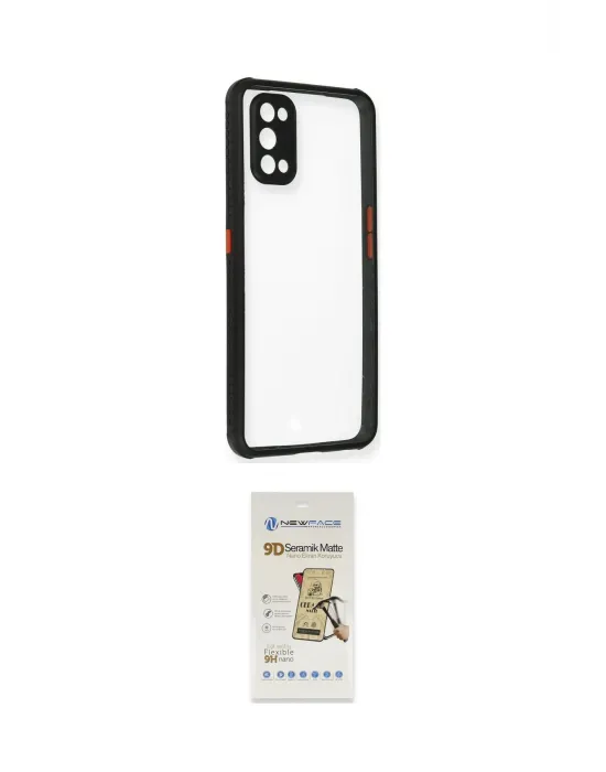 ieg™ 7 Pro Kılıf Nova Asil Özel Seri - Siyah Mat Seramik Nano Ekran Koruyucu