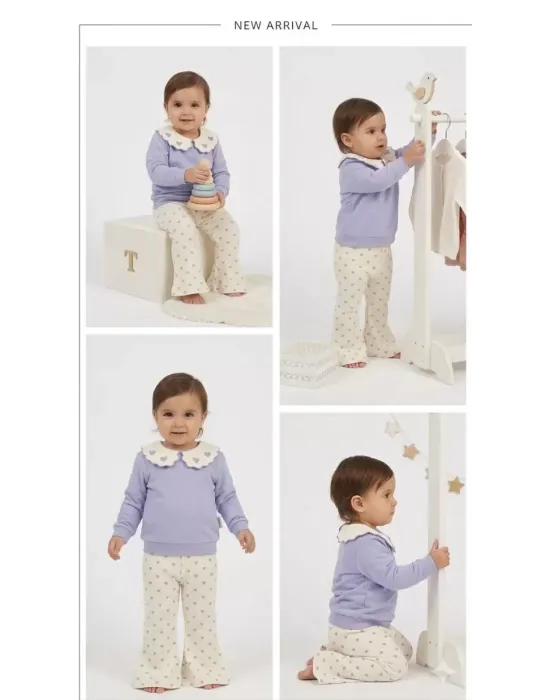 9/24 Ay Piti Kalpli Penye Bebek Takımı