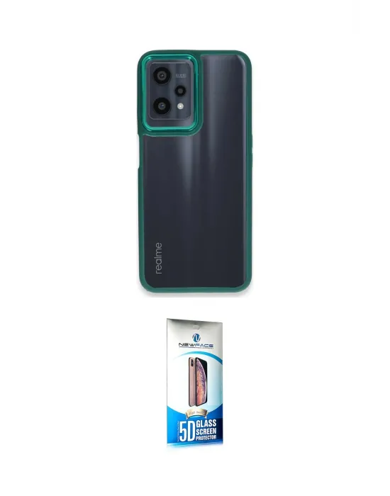 ieg™ 9 Pro 5G Kılıf Eksen Doku Prime - Siyah 5D Eko Cam Ekran Koruyucu