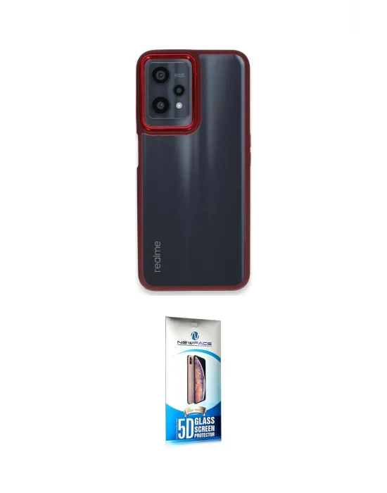 ieg™ 9 Pro 5G Kılıf Eksen Doku Prime - Siyah 5D Eko Cam Ekran Koruyucu