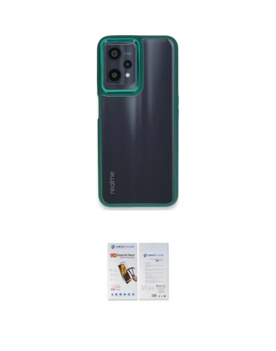 ieg™ 9 Pro 5G Kılıf Eksen Doku Prime - Siyah Seramik Nano Ekran Koruyucu