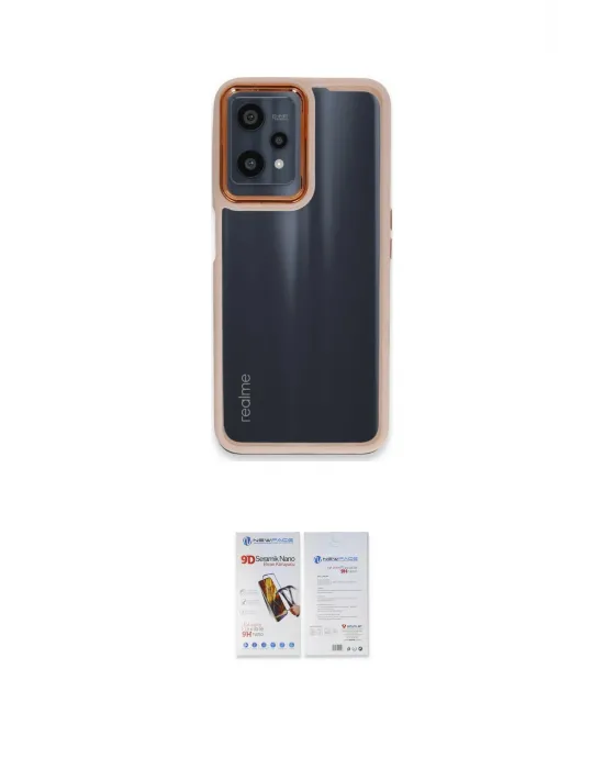 ieg™ 9 Pro 5G Kılıf Eksen Doku Prime - Siyah Seramik Nano Ekran Koruyucu