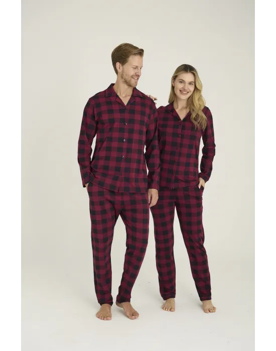 ieg™  9209-K Kadın Apaj Yaka Pijama Takım
