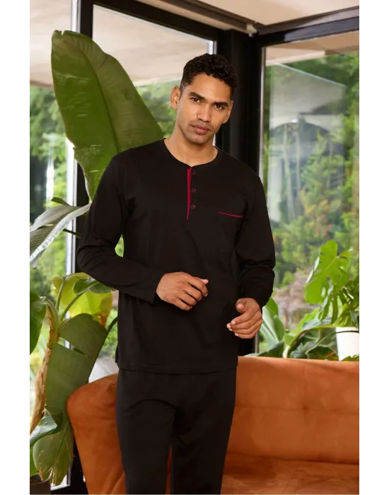 ieg™  9250 Erkek Midi Yaka Pijama Takım