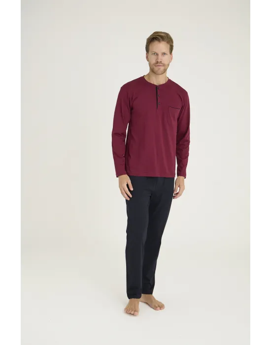 ieg™  9250 Erkek Midi Yaka Pijama Takım