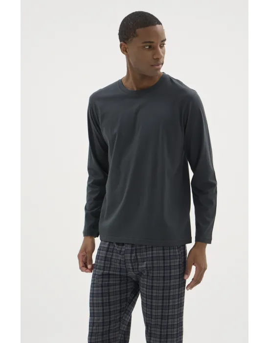 ieg™  9273 Erkek  O Yaka Pijama Takımı
