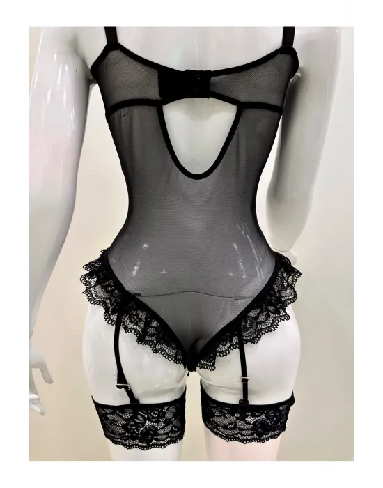 ieg™ Afrodit Siyah Sexy Jartiyer Takım -1050