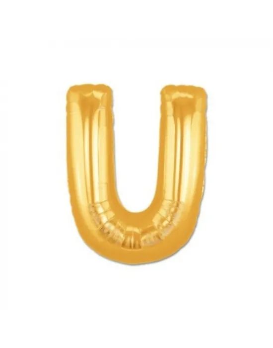 Altın Sarısı Folyo Harf Balon 1 Metre