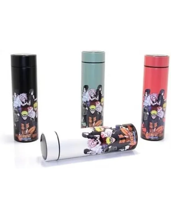 Anime Baskılı Dijital Göstergeli Termos 500 ml Model 2