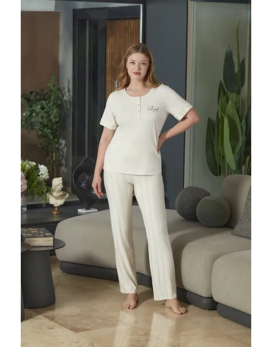 ieg™ Aqua 26573 Kadın Kısa Kol Pijama Takımı