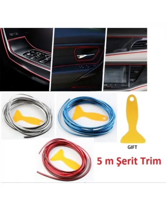 Araba Dekorasyon 5 Metre Şerit Trim