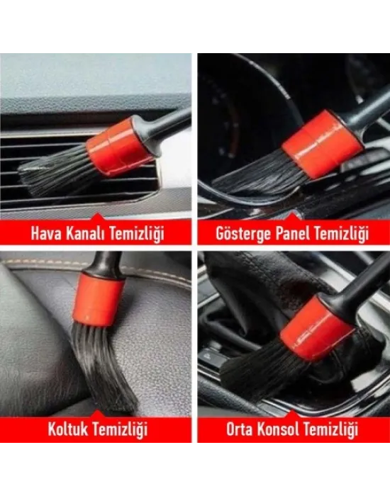 Araç Detay Temizlik Fırçası Seti