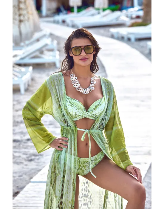 ieg™ Argento 2106-3025 Kadın Önü Açık Uzun Kaftan