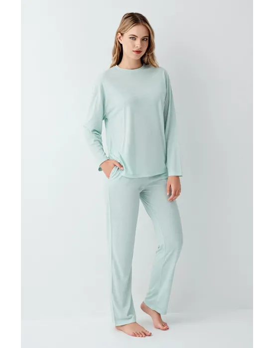 ieg™ Arnetta 3407-S Kadın Uzun Kol Pijama Takım