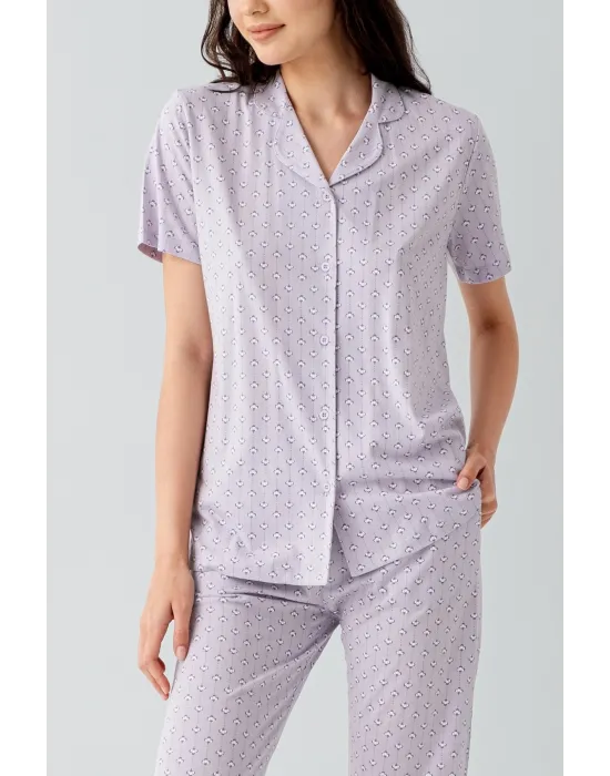 ieg™ Arnetta 3552-S Kadın Gömlek Pijama Takım