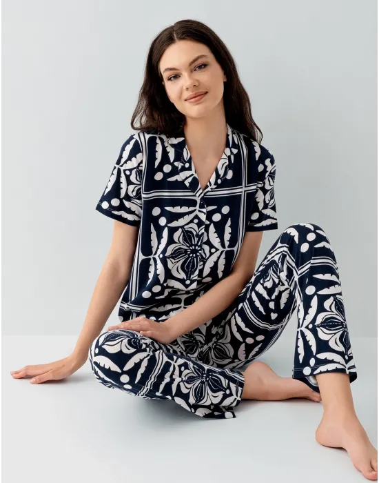 ieg™ Arnetta 3567-S Kadın Gömlek Pijama Takım