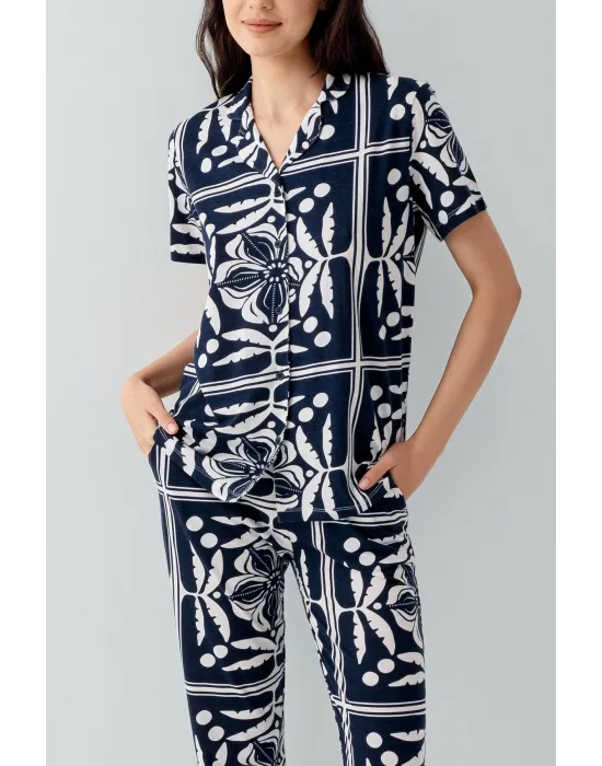 ieg™ Arnetta 3567-S Kadın Gömlek Pijama Takım