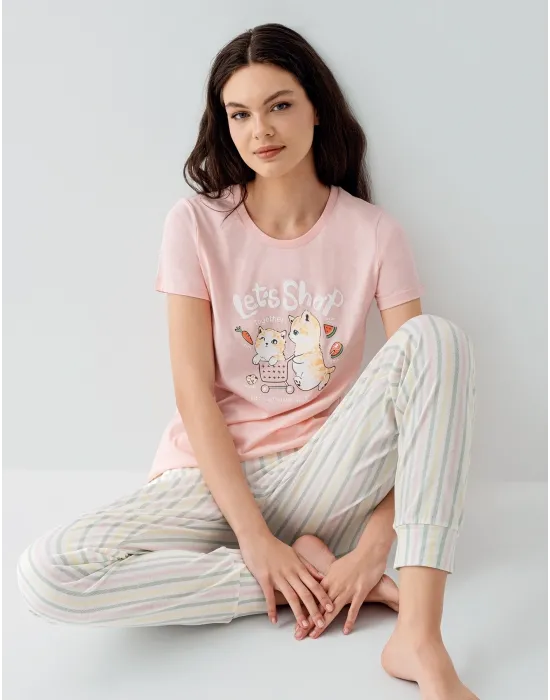 ieg™ Arnetta 3571-S Kısa Kol Pijama Takımı