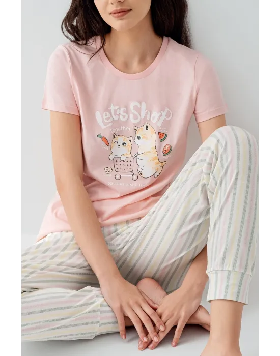 ieg™ Arnetta 3571-S Kısa Kol Pijama Takımı