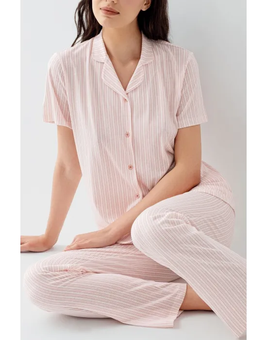 ieg™ Arnetta 3594-S Kadın Gömlek Pijama Takım