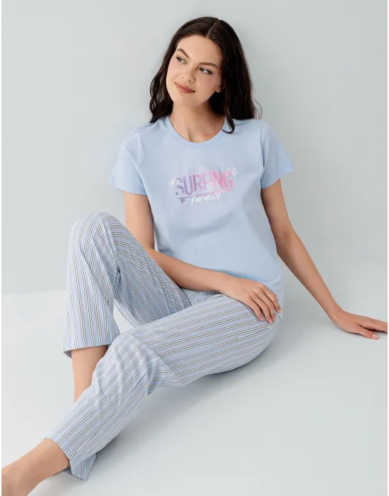 ieg™ Arnetta 3598-S Kısa Kol Pijama Takımı