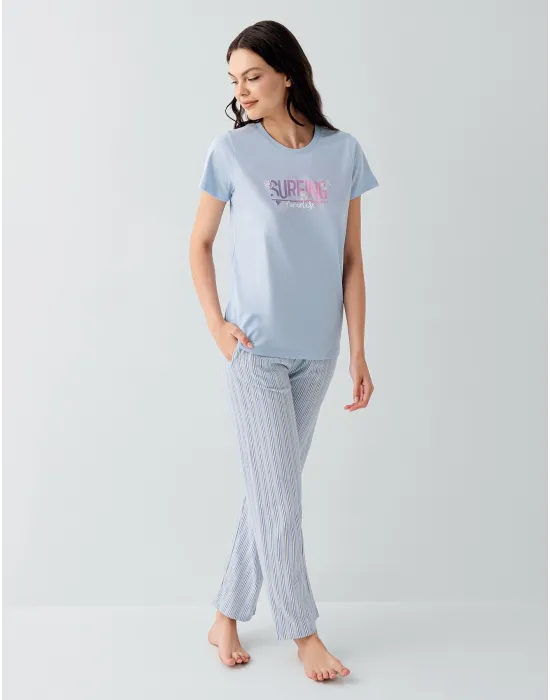 ieg™ Arnetta 3598-S Kısa Kol Pijama Takımı