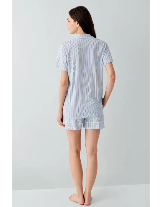 ieg™ Arnetta 3601-S Kadın Gömlek Pijama Şort Takım