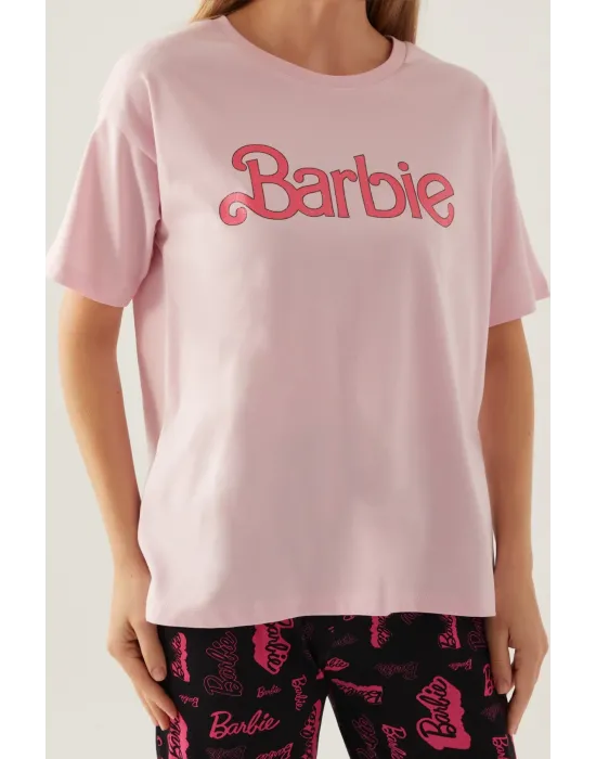ieg™ Barbie L1704-S Kadın Kısa Kol Pijama Takımı