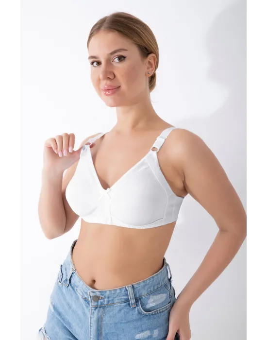 ieg™ Beyaz Dikişsiz Toparlayıcı Sütyen - 501