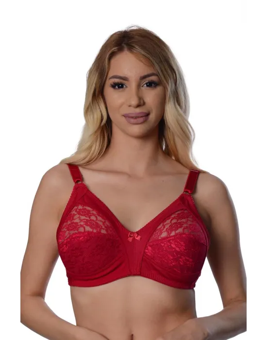 ieg™ Bordo Dantelli Toparlayıcı Sütyen - 503