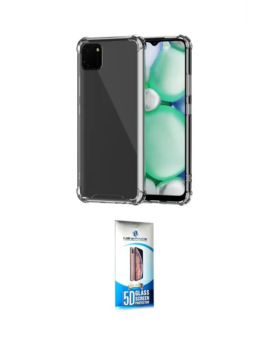 ieg™ C11 Kılıf İz Form Prime - Siyah 5D Eko Cam Ekran Koruyucu