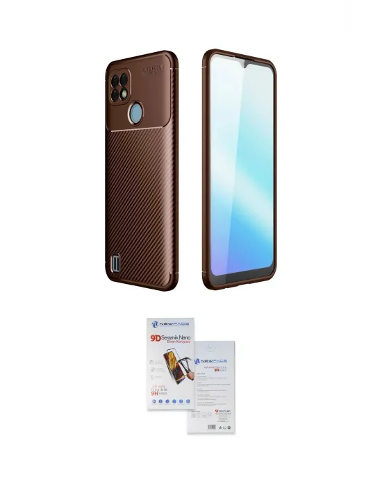 ieg™ C21 Kılıf Eksen Form Prime - Siyah Seramik Nano Ekran Koruyucu