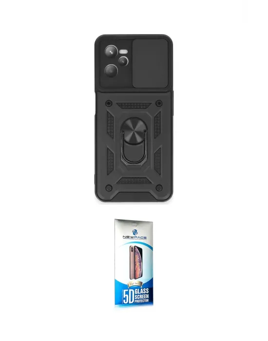 ieg™ C35 Kılıf Ahenk Klasik - Siyah 5D Eko Cam Ekran Koruyucu