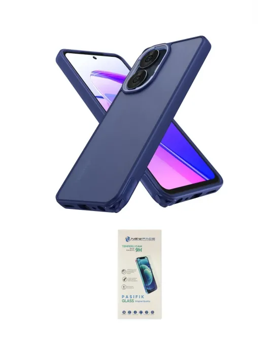 ieg™ C55 Kılıf Atlas Form - Şeffaf Pasifik Cam Ekran Koruyucu