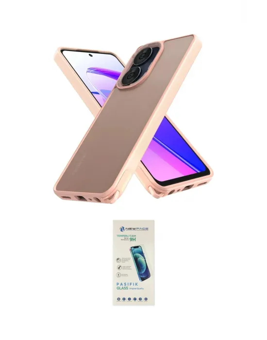 ieg™ C55 Kılıf Atlas Form - Şeffaf Pasifik Cam Ekran Koruyucu