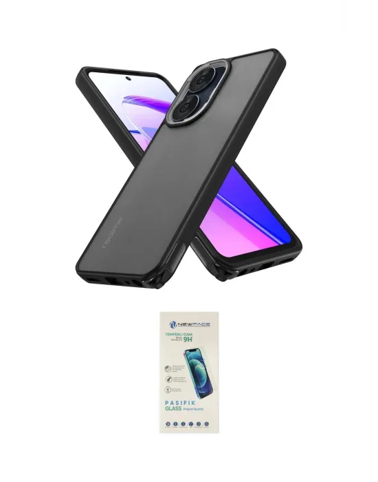 ieg™ C55 Kılıf Atlas Form - Şeffaf Pasifik Cam Ekran Koruyucu
