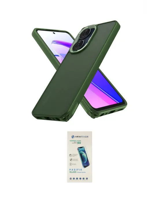 ieg™ C55 Kılıf Atlas Form - Şeffaf Pasifik Cam Ekran Koruyucu