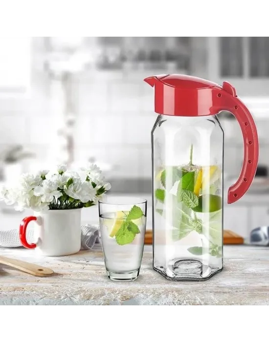 ieg™ Cam Sürahi Ala Jug 1500 Ml