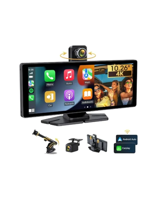 Çift Lens Kameralı Apple Ve Android CarPlay