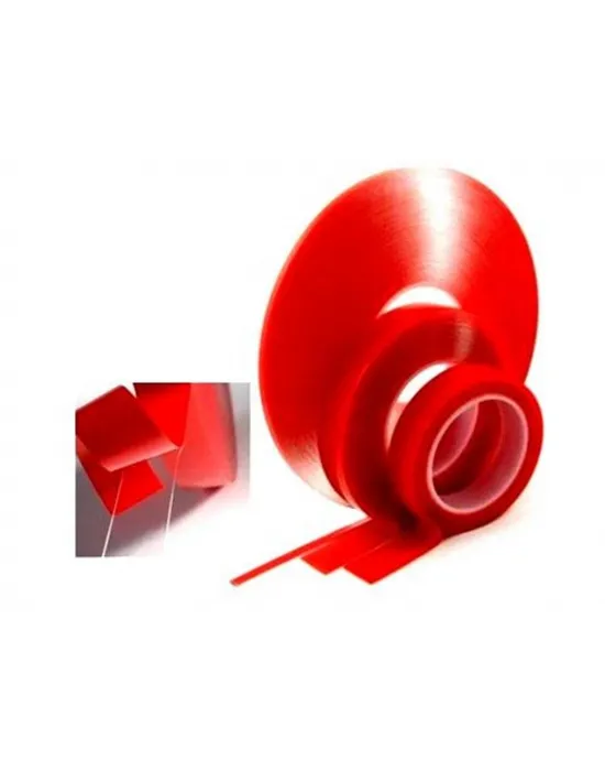 ieg™ Çift Taraflı Akrilik Silikonize Bant 18 Mm X 2 Metre Kırmızı Vhb