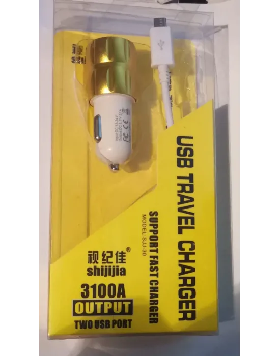 ieg™ Çift Usb Girişli 3.1 Çıkışlı Seyahat Seti Android / Micro Usb