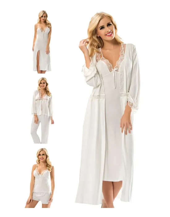 ieg™ Ekru Penye Çeyizlik 6 lı Set - 1510