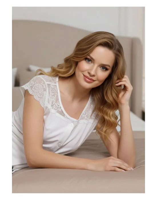 ieg™ Ekru Penye Pijama Takımı - 1561