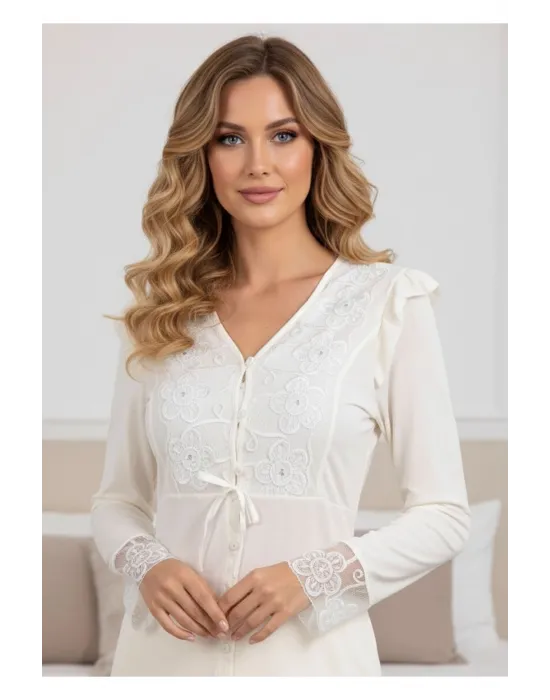 ieg™ Ekru Penye Pijama Takımı - 1567