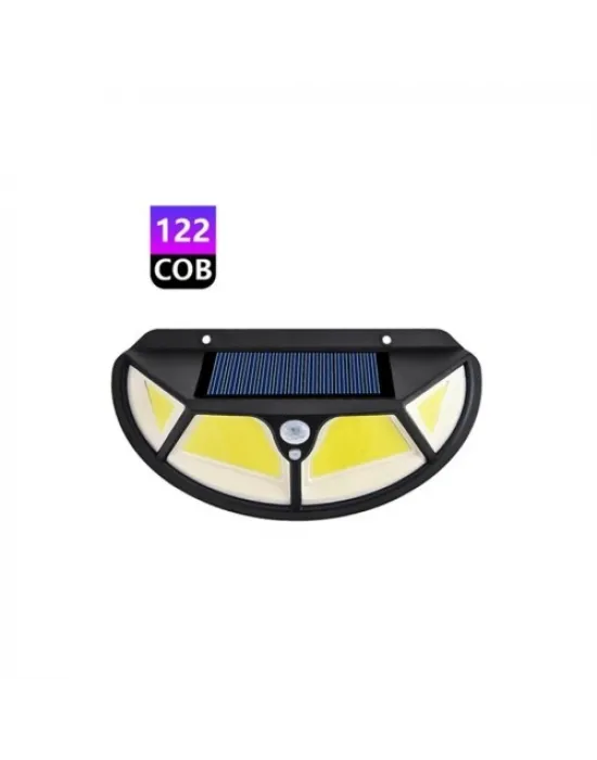 Fonksiyonel Sensörlü 122 Ledli Solar Bahçe Lambası