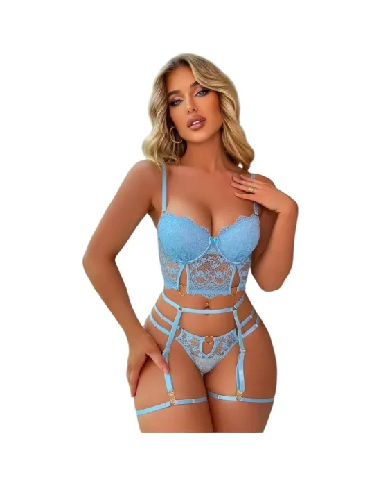 ieg™ For Dreams 8406 Seksi Siyah Büstiyerli Takım