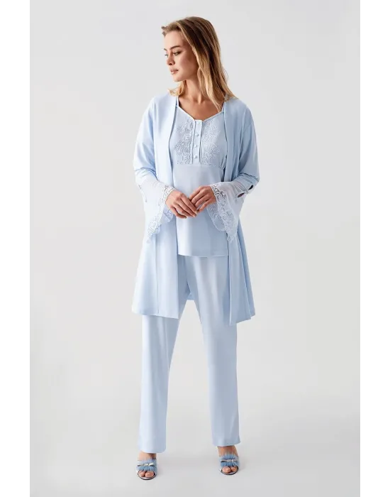 ieg™ Freshness 322 Kadın Sabahlıklı Pijama Takımı