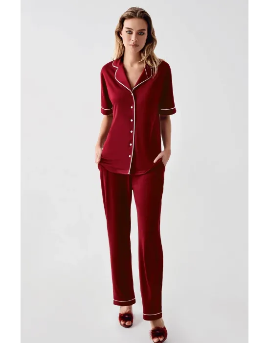 ieg™ Freshness 324 Kadın 4Lü Sabahlıklı Şorlu Pijama Takımı